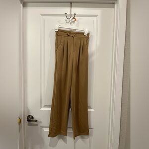 High Waisted Khaki Fashion Pants